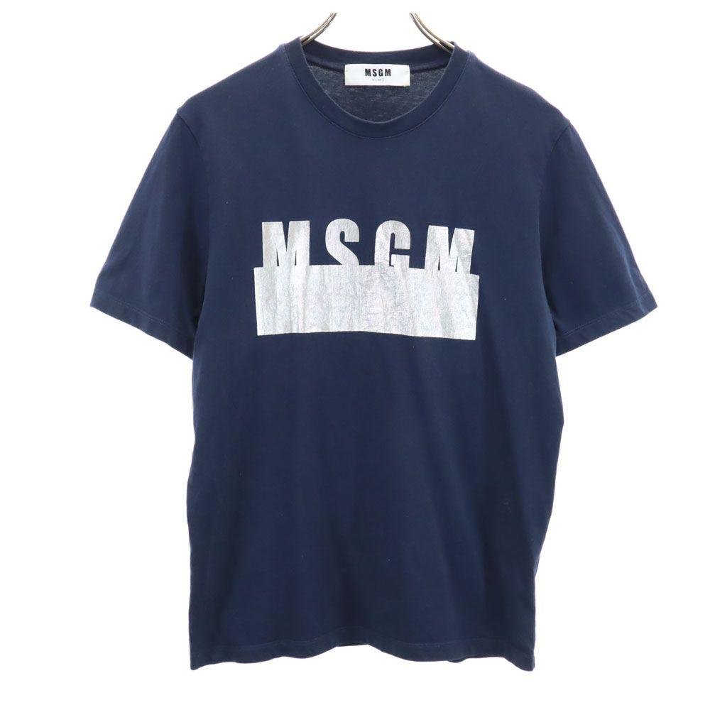 

MSGM Short sleeve T-shirt XS Navy Men s Used