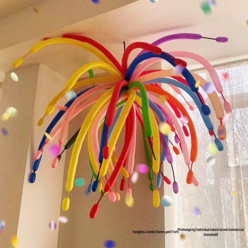 Long Fireworks Balloons for Kids' Birthday & Kindergarten Party Decorations