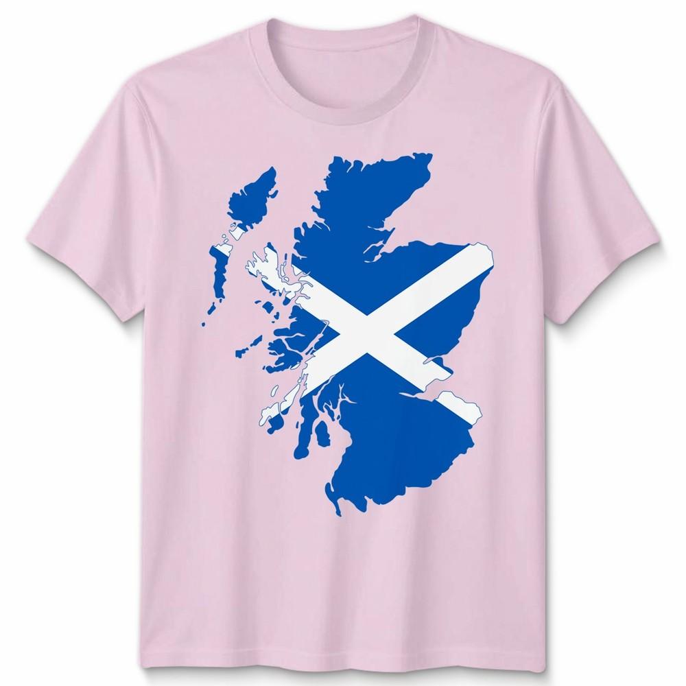 Scotland Flag Slash Unisex T Shirt Scottish Football Rugby Fan Gift Idea Tee
