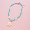 Pet Collar Cats Dogs Floral Beaded Handmade Charm Adjustable Safety Buckle Necklace Small Medium Pets