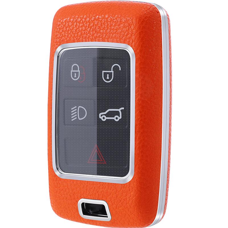 Key Case for Land Rover & Jaguar: Compatible with Range Rover, Discovery Sport, Velar, Defender, Discovery 5/4, and Aurora - Women's Style.