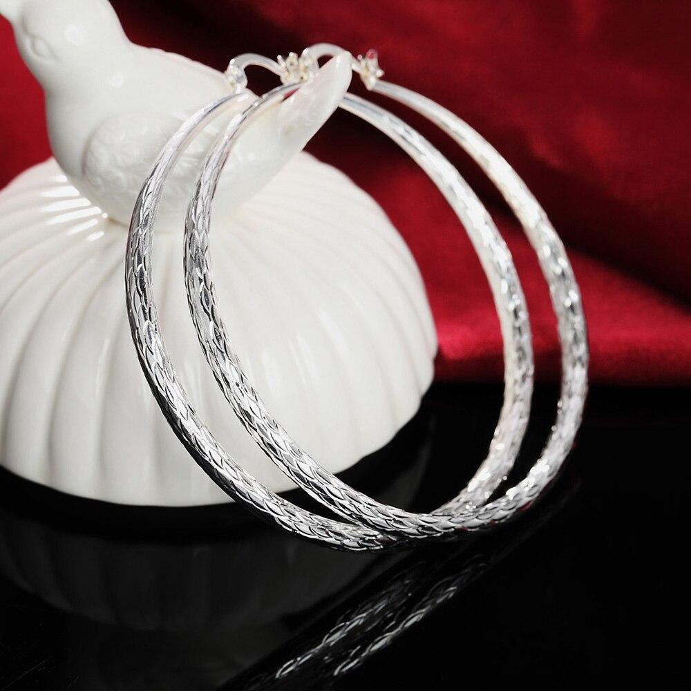 925 Sterling Silver Earrings ,Fashionable Fish Pattern Big Earrings ,Jewelry Gifts For Women 'S Parties