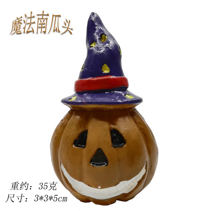 Fish Shrimp Halloween Pumpkin Shelter House Simulation Resin Ornament For Aquarium Fish Tank Decor