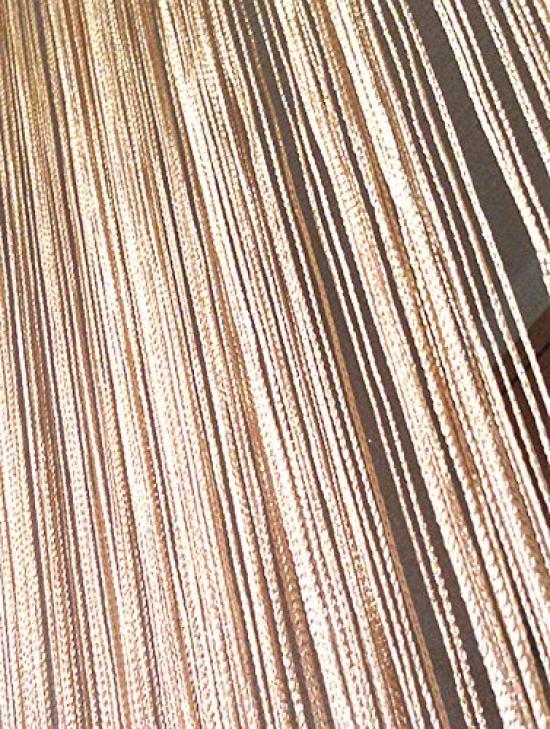 Tenda divisoria per stanza Rink Terre String, Beige, (Larghezza 150 cm, 200 cm)