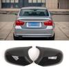 Horn Style Mirror Housing Bullhorn Design Side Mirror Cover 51167205291 51167205292 Replacements for E90 E91 E92 E93