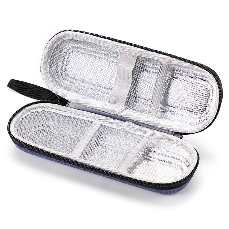Portable Insulin Cooler Bag with Ice Packs and Cold Compress