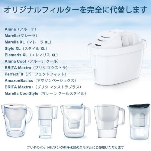 [Set of 6] Molifal Brita Compatible Water Purifier Filters | High-Performance Coconut Activated Carbon & Ion Exchange Resin | Compatible with Brita Ca