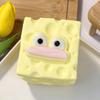 Sausage Mouth Cheese Fidget Toy Big Eyes Cheese Cube Squeeze Toy Cheese Pinch Blocks  Desktop Use