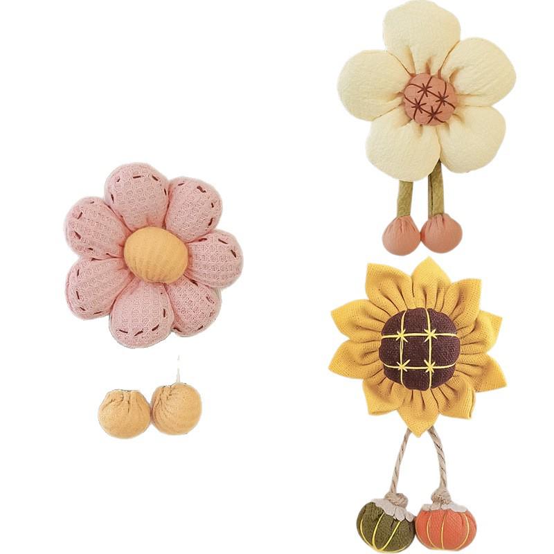 Cute Cartoon Sunflower Curtain Tiebacks Decoration Straps