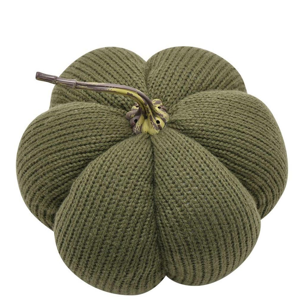 Country Living Pumpkin Doorstop - Green