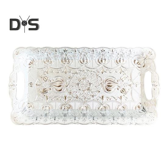 Fruit Plate Serving Tray for Party Unbreakable Fruit Platter Snacks Dessert Reusable Tray Christmas Restaurant Decor