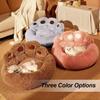 Factory  Custom Logo Luxury Pet Supplier Stuffed Dog Cat Bed Rectangle Shape Removable Lid All Seasons