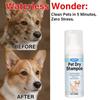 No-Rinse Pet Dry Foam | Quick-Dry Deep Cleaning,Suitable for Cats and Dogs, Essential for Travel,Camping,and Home Pet Care,100ml