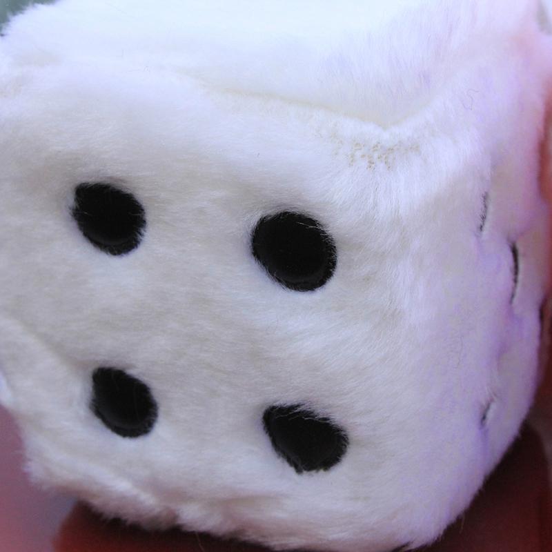 View Mirror Hanging Suspension Ornaments Decoration Car Plush Dice Ornaments Key Chains Ornaments Car Dice Ornaments