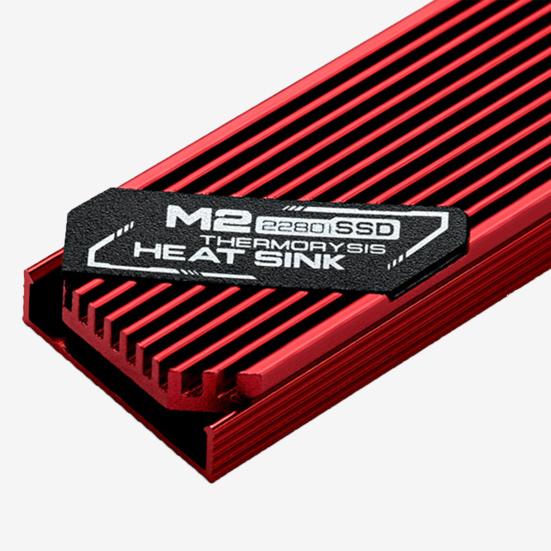 Chladič SSD Ultratenká profesionální hliníková chladící tepelná podložka pevného disku pro M.2 SSD 2280