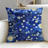 Artistic Background Patterns Cushion Cover Soft  EasyWash Pillow Case  Versatile for Couch Bed Travel and Office