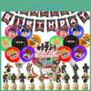 Birthday Boys Kids Party Supplies Decor Suit Banner Balloon Cake Topper