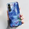 For Sony Xperia 1 VI VII Case Aesthetic Cute Cat Astronaut Soft Silicone Black TPU Back Cover Slim thin Shockproof Shell Fundas