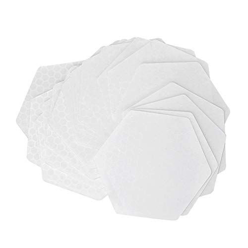 Set of 20 Silicone Surfboard Traction Pads, Paddleboard Non-Slip Mats with Honeycomb Holes, Deck Pads for Surfboards, Shortboards, and Longboards