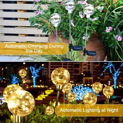 Outdoor Warm Light Wishing Light Lawn Light Outdoor Decorative Light Yard Garden Romantic Atmosphere Light Star Stake Lantern