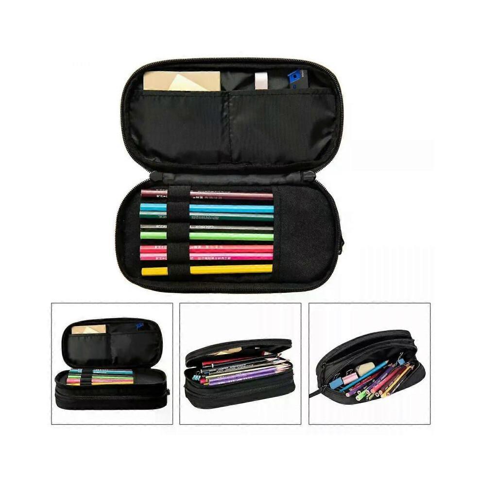 #lor1082 Jolie Trousse à Crayons Sac à Papeterie Boîte à Crayons pour Étudiant Grands Sacs de Rangement Papeterie à Fermeture Éclair pour Bureau