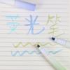 4Pcs/set Macaron Highlighters Color Gradient Highlighter Pens Kawaii Stationery Students Marker Pen Cute School Office Supplies