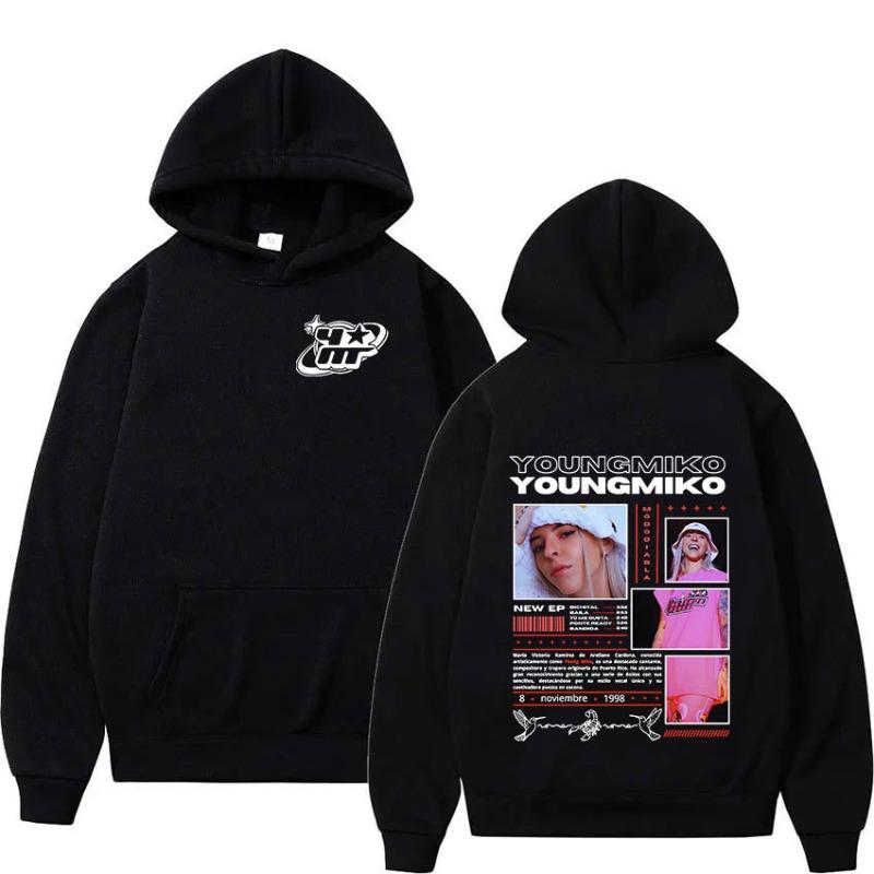 Young Miko Merch New Album Hoodie Men Hip Street Wear Hooded Shirt Pullover Harajuku Sportswear Fashion Couples Casual Sports