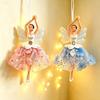 Fascinating Ballet Dancer Ornament Feature Detailed Tulle Skirt And Durable Plastic Construction Artistic Christmas Accessories