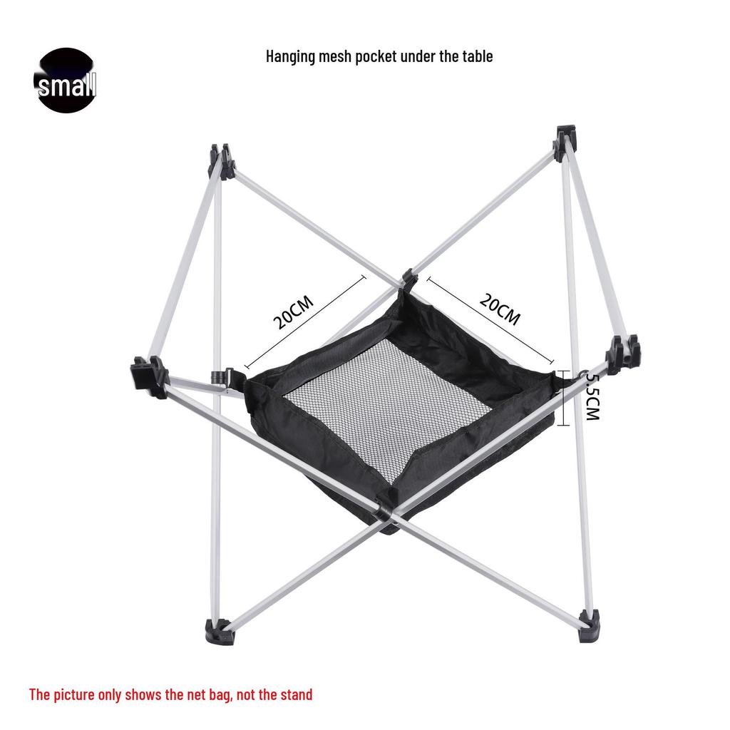 Ultralight Aluminum Folding Camping Table & Chairs - Available In Large, Medium, Small Sizes for Outdoor Picnic and Barbecue.
