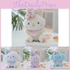 Adorable Bunny Plush Toy Soft Cotton Filled Keychain With Cute Rabbit Design