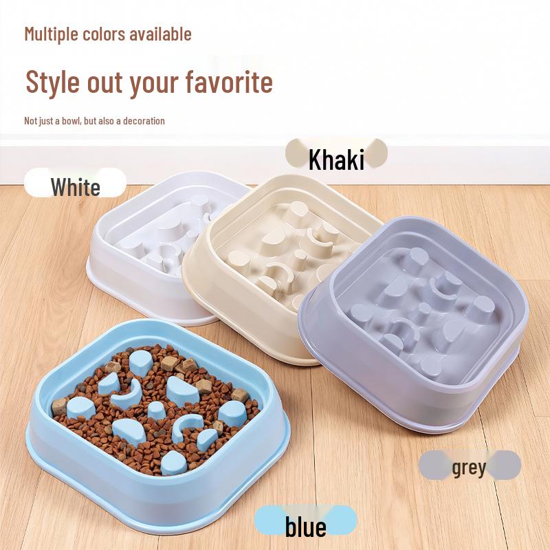 Anti-Choking Pet Slow Feeder Bowl