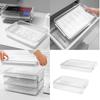 Clear Document Organizers Containers Stackable File Storage Box Filing Box Paper Storage Box Portable File Organizers