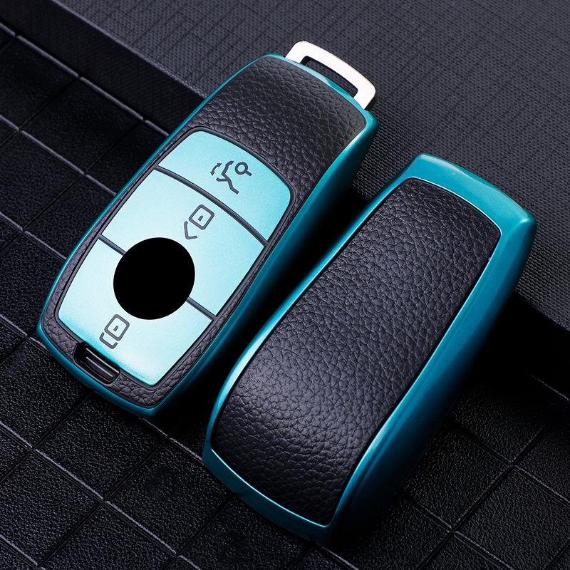 

Leather Car Key Case for Mercedes-Benz E-Class/C-Class (E200L/E300L/C260)