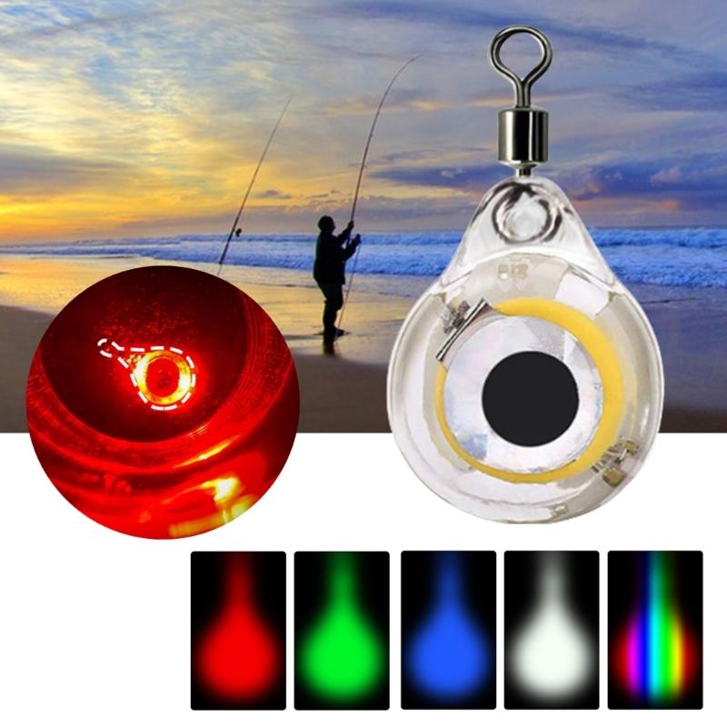 5Pcs Underwater Fishing Light Flashing Deep Water Fishing Light LED Fish Lures Lamp Outdoor Fishing Accessories