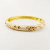 Traditional Flower Bangle Colorful Women's Hand Bracelet Vintage Cloisonne Bangle  Jewelry Gifts