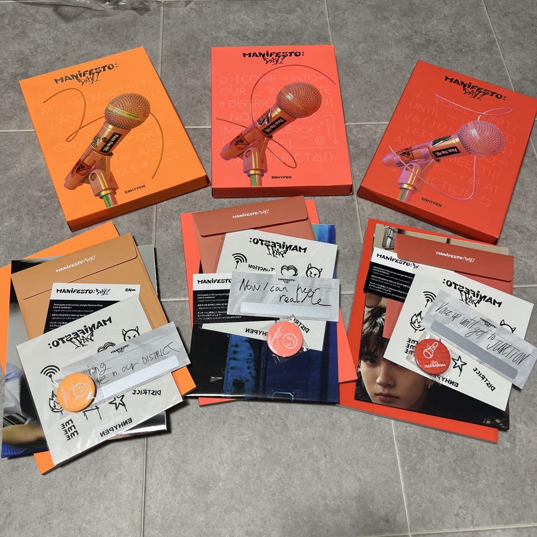 

[USED] ENHYPEN MANIFESTO 3-piece set