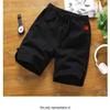 Men's White Linen Ethnic-Style Three-Quarter Summer Shorts