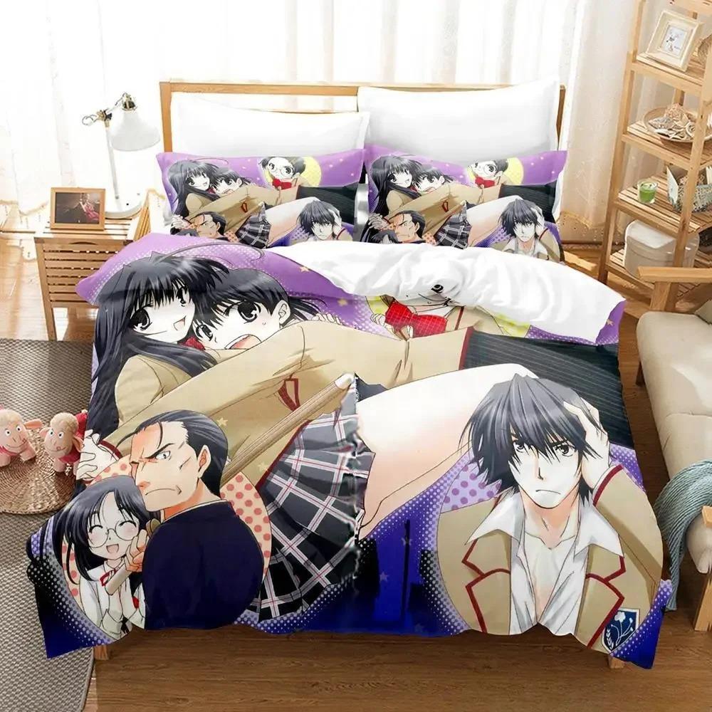 Trendy Elegant New Kanokon Size Bed Adult Kid Bedroom Sets 3D Print Anime Single Twin Full Queen King Quilt