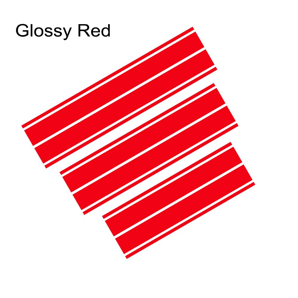 Kit samolepek pruhů na kapotu, střechu a zadní kufr pro Dodge Challenger SXT RT Rally Racing styl vinylové nálepky auto tuningové příslušenství