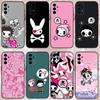 Japan T-Tokidokis CUTE For Samsung Galaxy A73,31,32,72,41,53,52,71,22,5G,Note,J7,8,9 Soft Black Phone Case