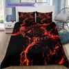 Cartoon Pattern Bedding Quilt Set Quilt Cover Pillowcase Home Decoration Birthday Gift (1 * Duvet Cover + 2 * Pillowcase, Without Core)