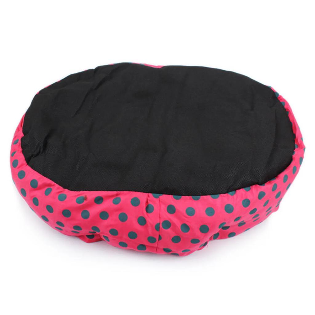 Haustierbett, warmes Winterbett, Hunde-/Katzenbett, weiches Woll-Punkt-Design, Haustiernest mit herausnehmbaren Matten, achteckige Form, Zwinger, Katzen-/Hundesofa, Bett