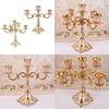 Elegant European Metal Candle Holder for Festival Occasion Night Decorations