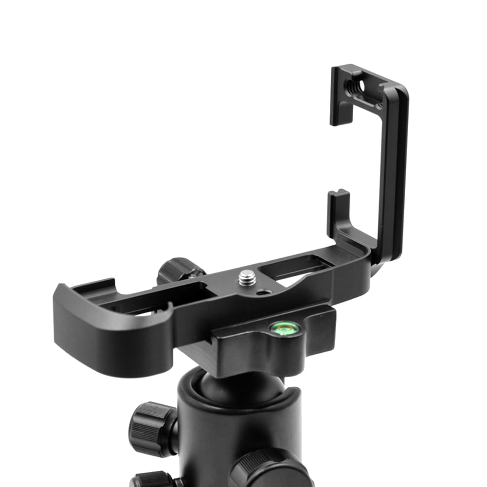 Kinokoo Metal L-Shaped Quick Release Plate Bracket for Canon EOS Kiss M/EOS Kiss M2/EOS M50/EOS M50 Mark 2 with 1/4" Screws