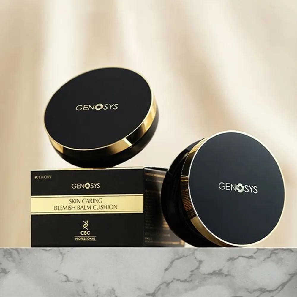 

GENOSYS Skincarering Бальзам-кушон от несовершенств Основной продукт + Сменный блок No. 1 Ivory