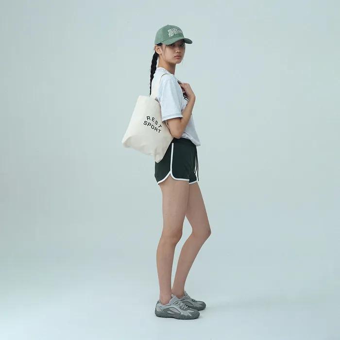 RS LOGO COTTON ECO BAG (IVORY)