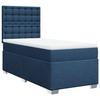 Maison Exclusive - Sommier à lattes de lit avec matelas Bleu 100x200 cm Tissu