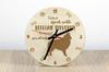 Tervueren Belgian Shepherd Dog, Tervueren Belgian Sheepdog - clock with dog, wooden clock with engraving, personalised clock by Art-Dog