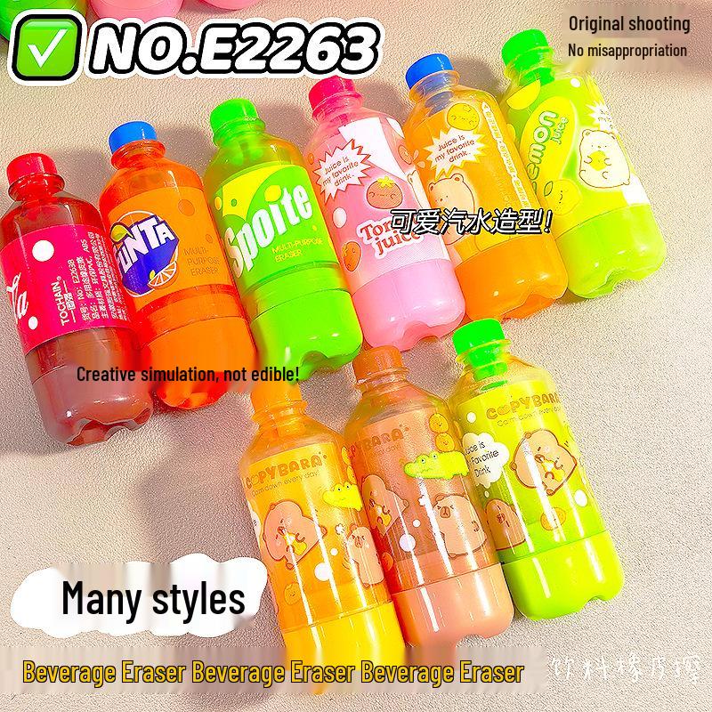 Fun & Fresh Cola Bottle Eraser – Creative Student Gift