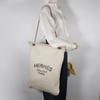 Hermes Alain GM Shoulder Bag Beige Canvas Unisex Used